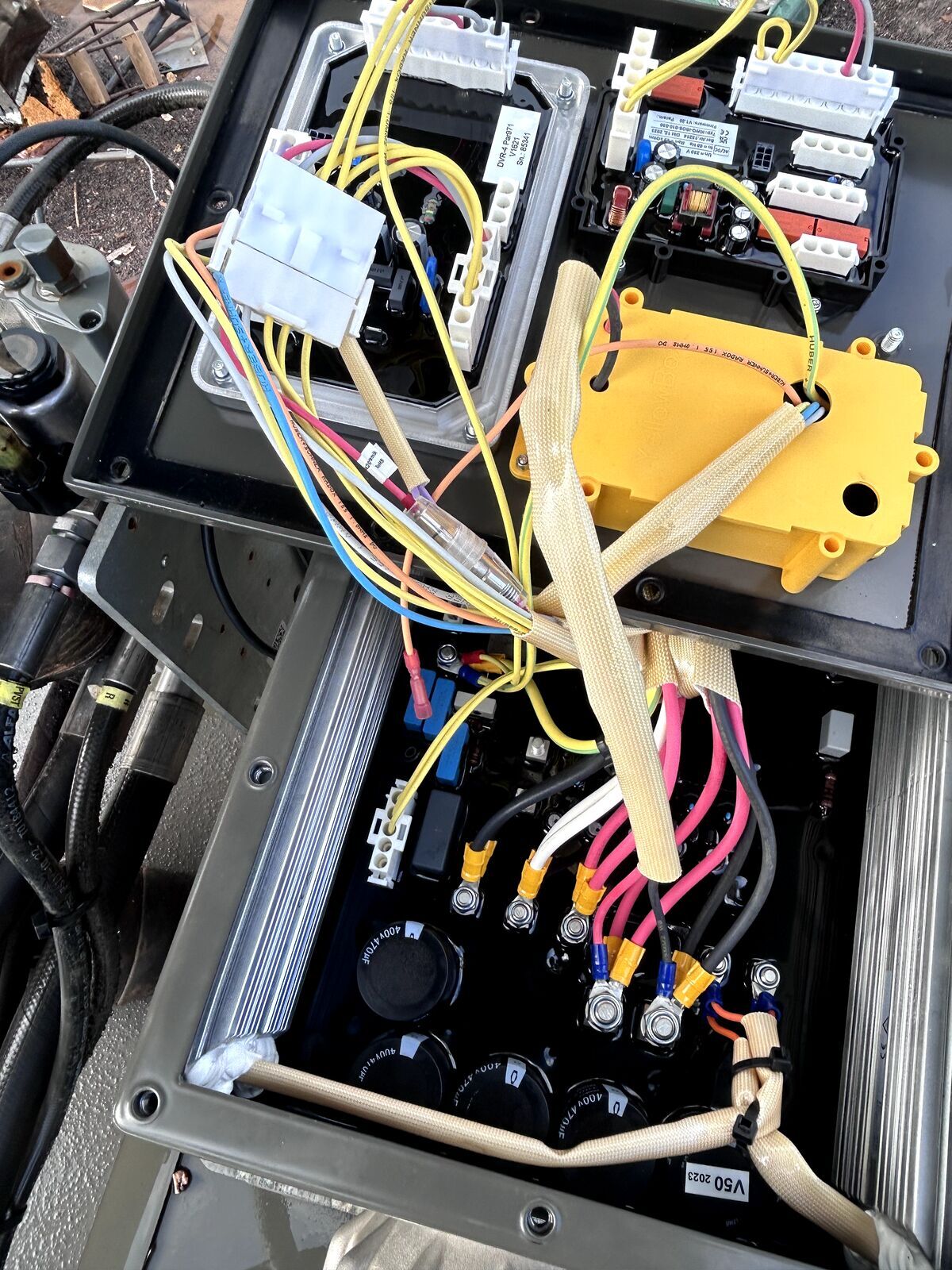 Terminal and wiring work