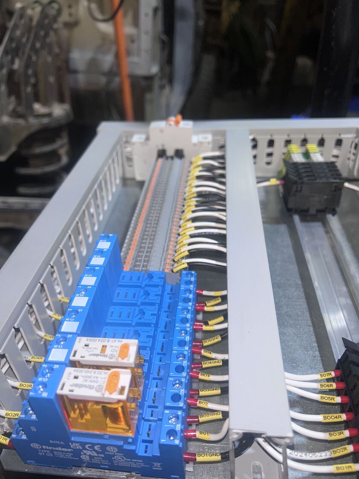 Terminal panel